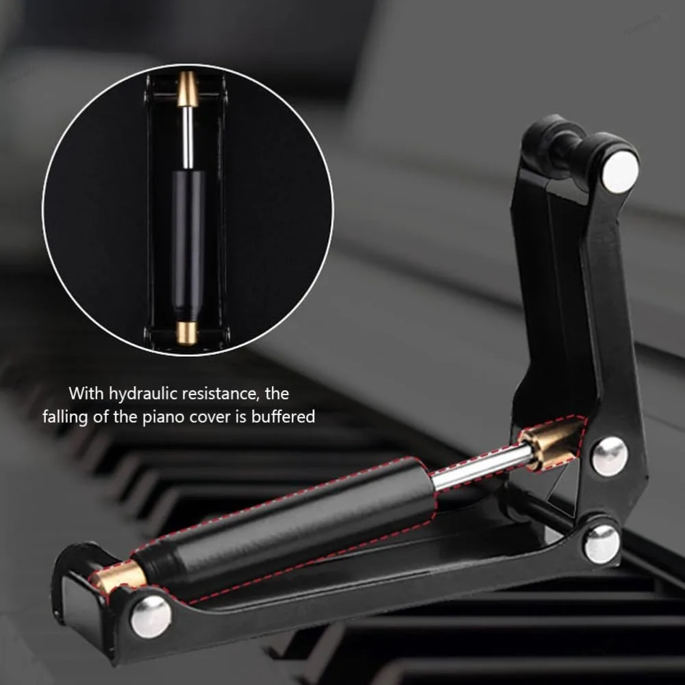 Close Hydraulic Buffer Piano Fallboard Decelerator Piano Keyboard Cover Descent Device Lid Control Device for Finger Protection