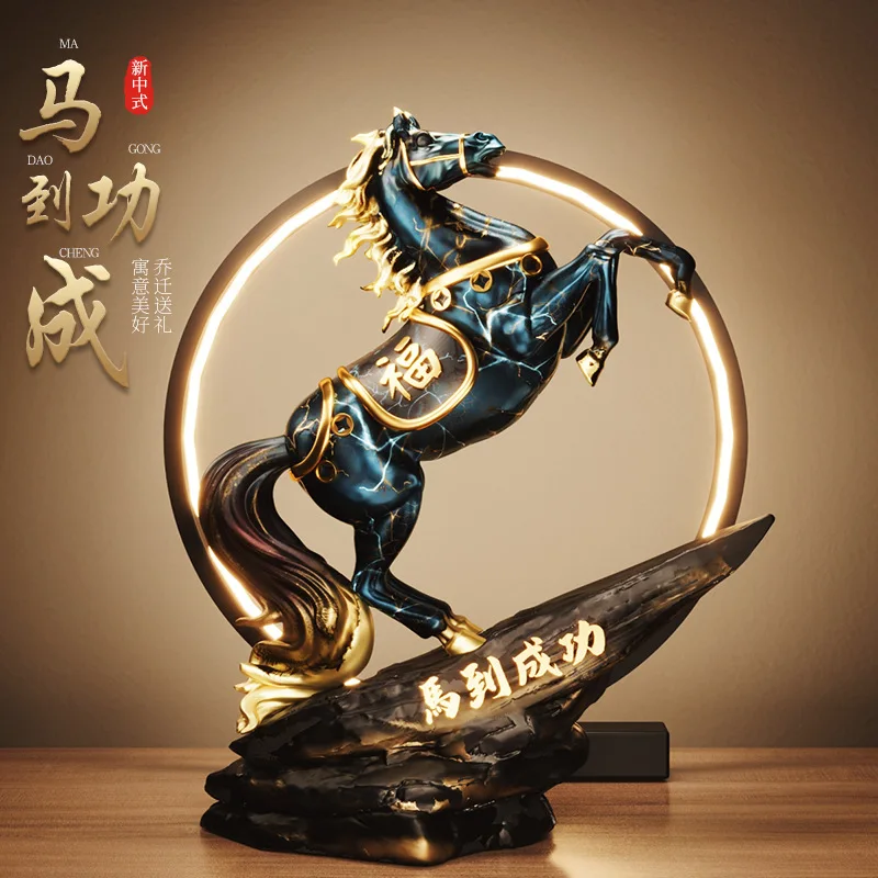 

HYS high-end instant success living room ornament high-end atmosphere office entrance decoration opening gift