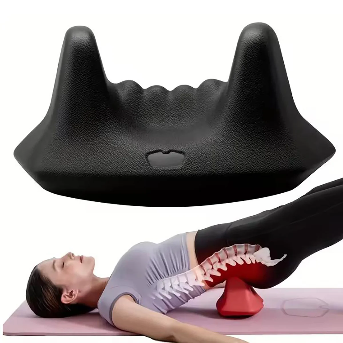 Ergonomic Deep Relaxation Spinal Muscle Massager, Post-Workout Yoga Massage Tool, Relieve Muscle Stiffness & Sedentary Fatigue