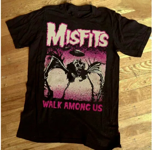 

Misfits T Shirt Rock Punk Black Skull New Men'S Love Music Concert Tour 2023