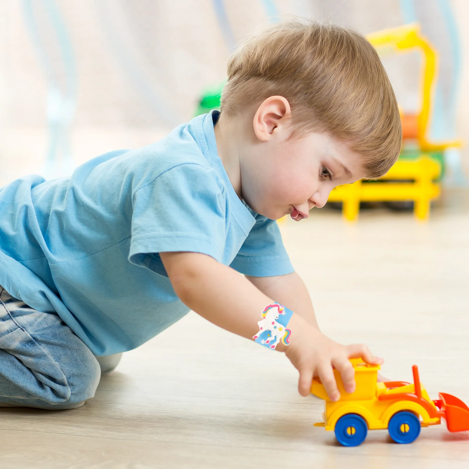 

8 Pcs Silicone Slap Bracelet Party Bracelets Unicorn Wristband Wristbands for Kids Gift