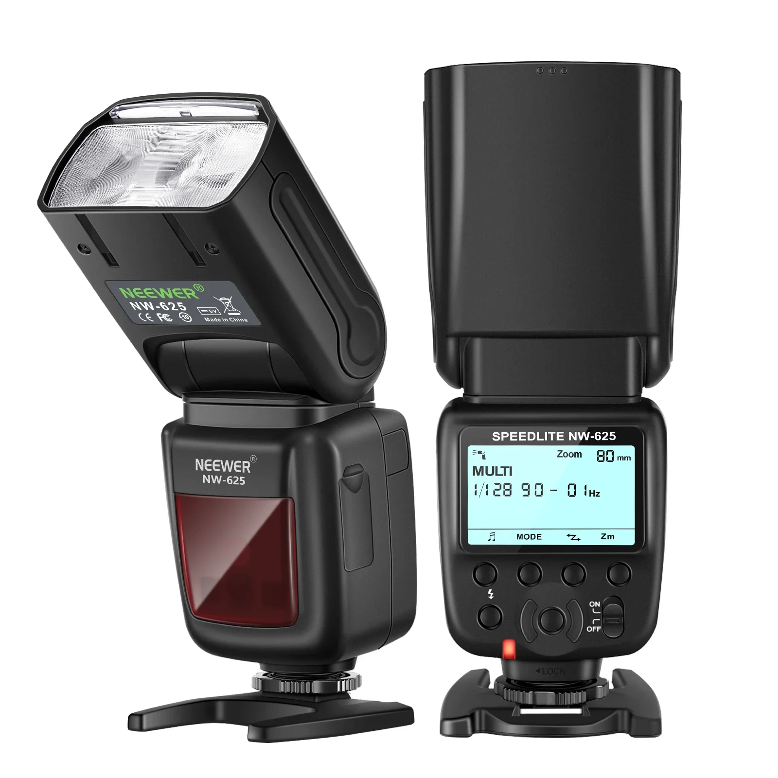 Flash Neewer NW625 GN54 Speedlite para cámaras DSLR y sin espejo Canon, Nikon, Panasonic, Olympus, Pentax, Fujifilm y Sony