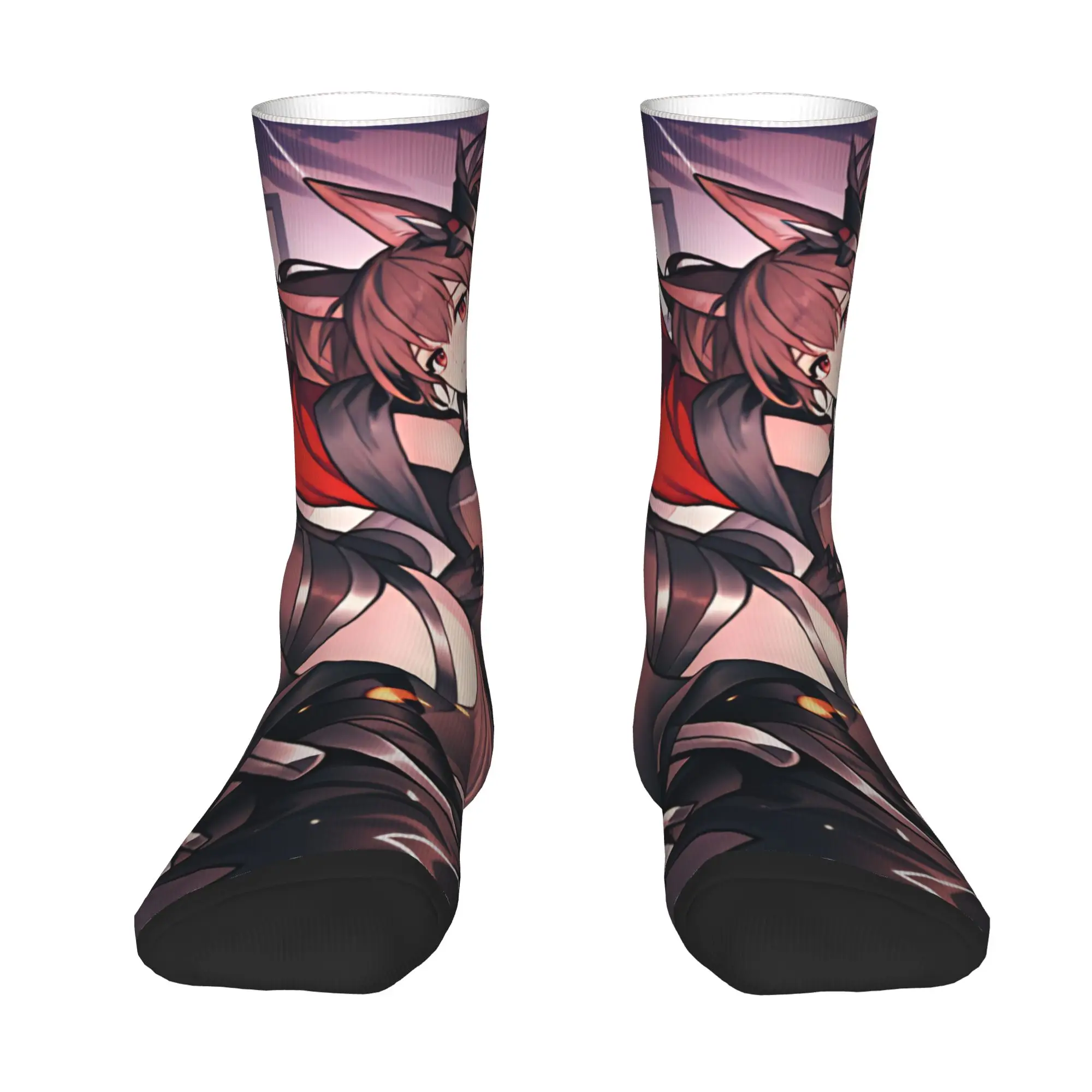 Anime A-Arknights E-Endfield Dress Socks Men's Women's Warm Fashion Novelty Game Crew Socks