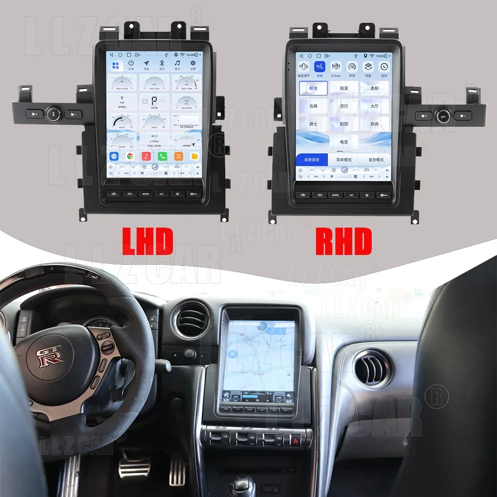 

Автомобильный мультимедийный автомобильный плеер для Nissan GT-R GTR R35 2008~2017 Android Auto Carplay GPS Navi Car Radio Receiver Head Unit