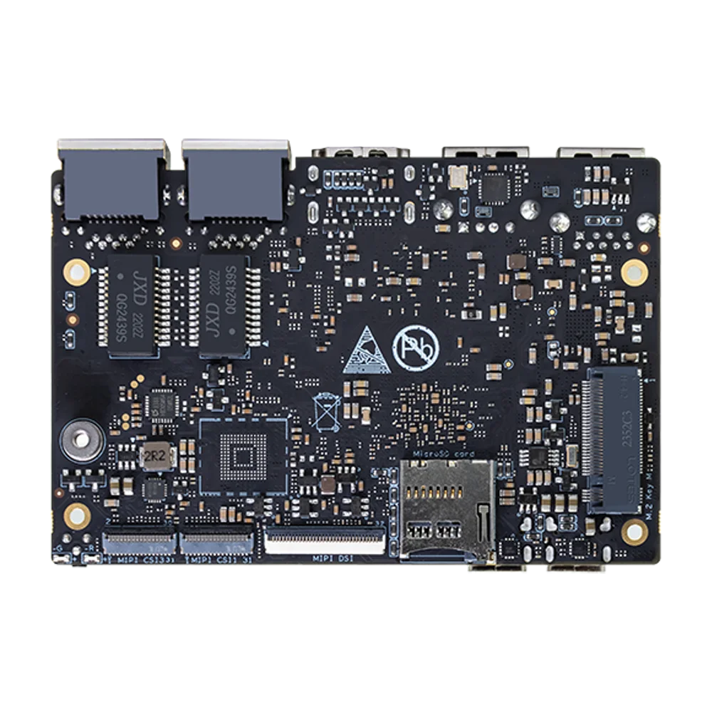 Imagem -03 - Placa de Desenvolvimento Banana pi Bpi-m5 Pro Rockchip Rk3576 8gb Lpddr4 64gb Braço Emmc Mali G52 Mc3 Gpu Tops Sbc