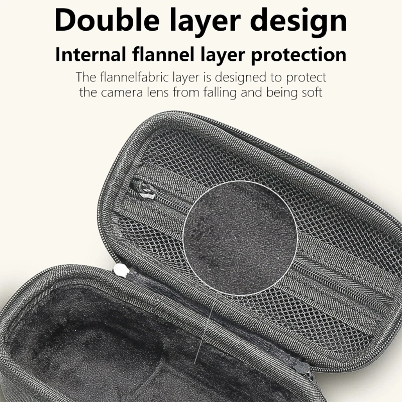 حقيبة حمل كاميرا EVA لحقيبة تخزين الكاميرا 360 خفيفة الوزن مضادة للصدمات