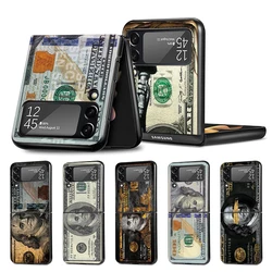 Banknote Dollar Cash Money Z Flip 7 Phnoe Case For Samsung Z Flip 6 5 4 3 5G Galaxy ZFlip7 ZFlip4 ZFlip5 ZFlip6 ZFlip3 Phone Cov