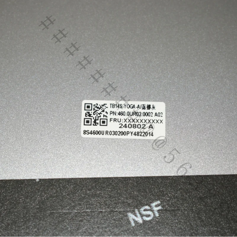 New LCD Back Cover A Shell Top Rear Lid 5CB1P00563 Replacement For Lenovo ThinkBook 14 2-in-1 G4 IML 21MX Convertible Laptop Scr