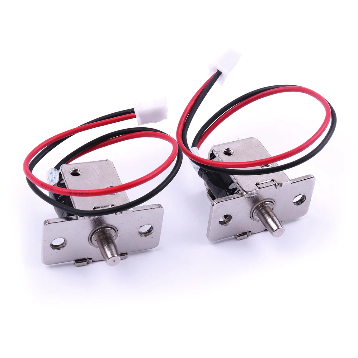 1pc/2pcs Practical Safety Electromagnetic Solenoid Lock for Cabinet Door Drawer DC 12V 0.5 A Slim Design Lock Intelligent Lock