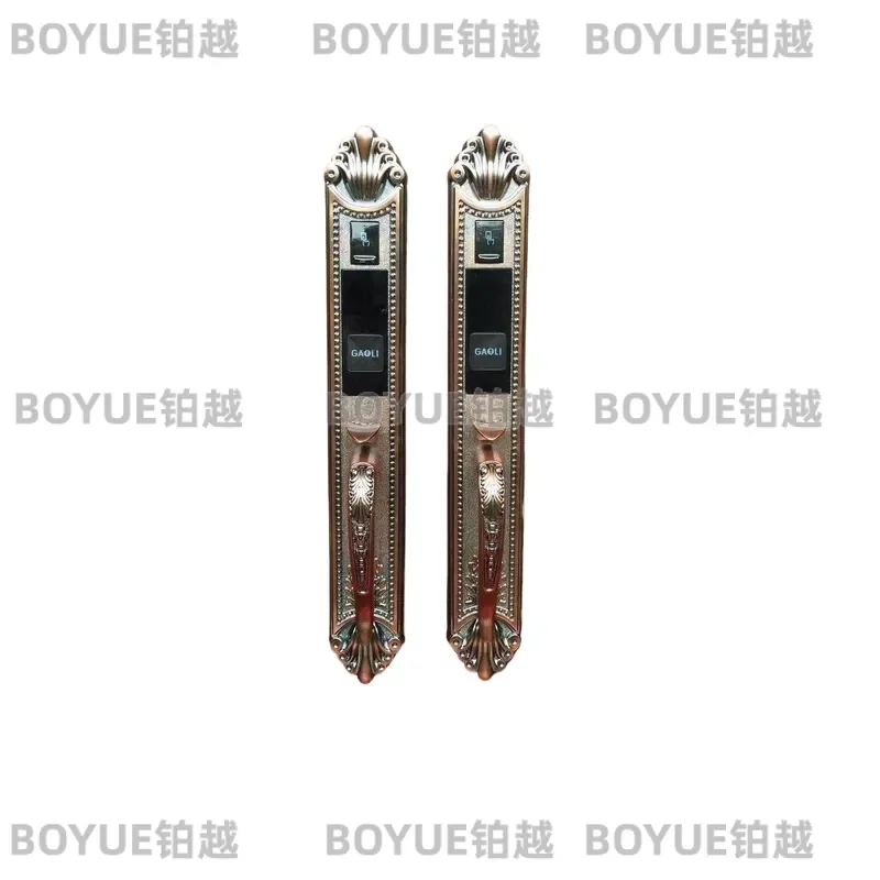 Solid Copper Smart Fingerprint Door Lock Forged Electronic Keyless Entry Security System For Villa Home Main Gate Access