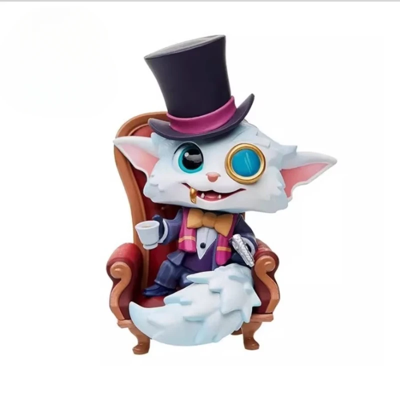 

Original LOL League of Legends Gentleman Gnar Q Version Anime Action Figures Collectible Ornaments Model Toys Gift