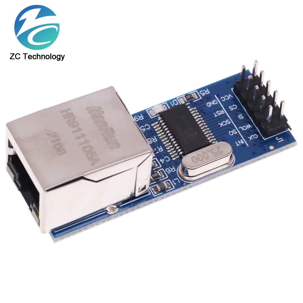 ENC28J60 SPI interface network module Ethernet module (mini version) for arduino