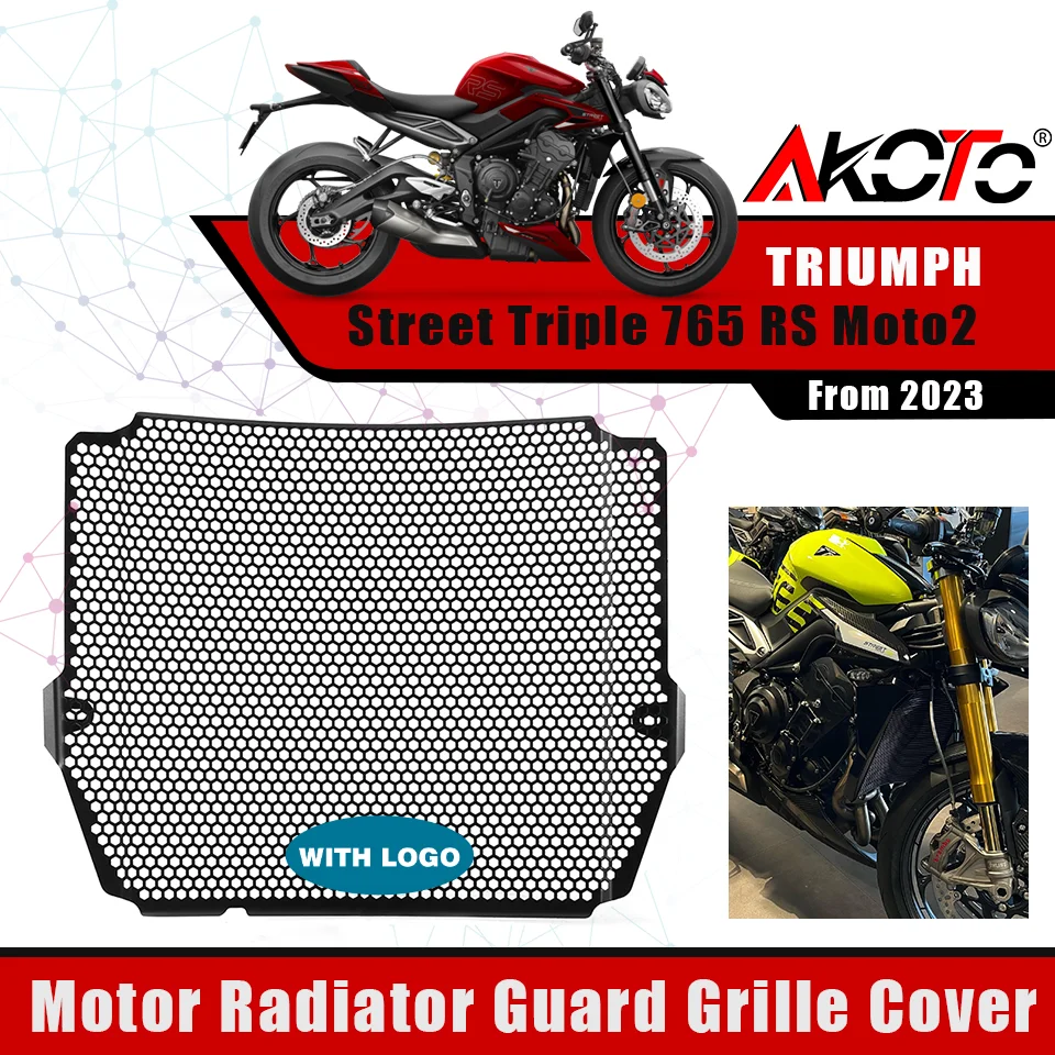 

Protect Your Street Triple Radiator with a Mesh Guard FOR Street Triple 765 R/S/RS 660S 765S 765R 765RS MOTO2 Edition 2023+