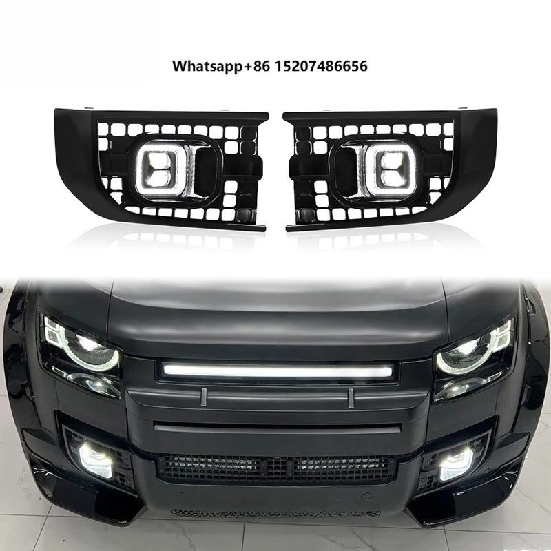 U-Style Square White LED Fog Lights 90/110/130 Mod Parts