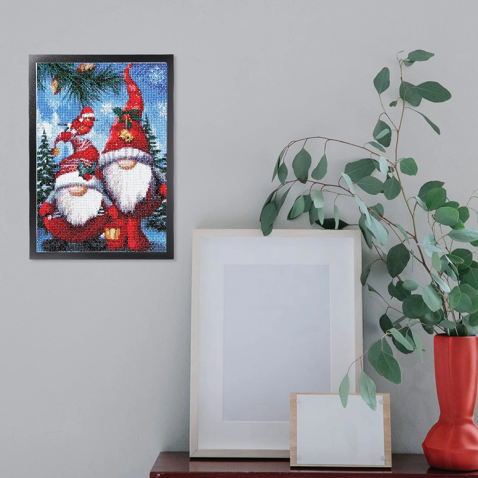 

2 set Magnetic Photo Frame Self-Adhesive Business License Display Frame For Diamond Drawing Paintings Certificate Picture