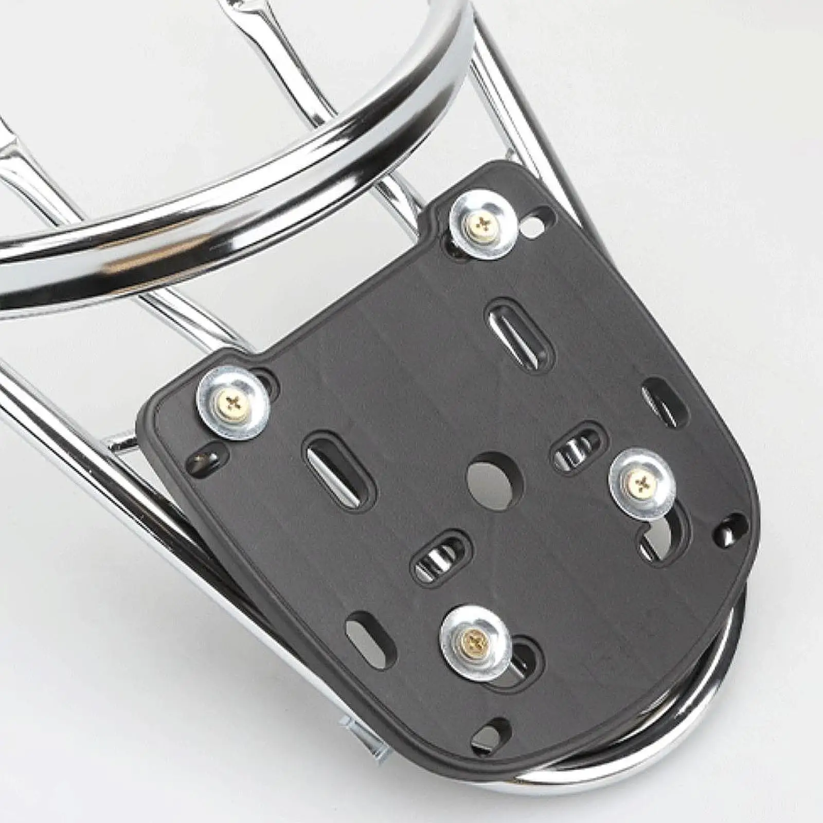 Motorcycle Top Box Base Plate Motorcycle Rear Rack Universal Storage Box Baseplate Tail Case Accessory for Motorbike