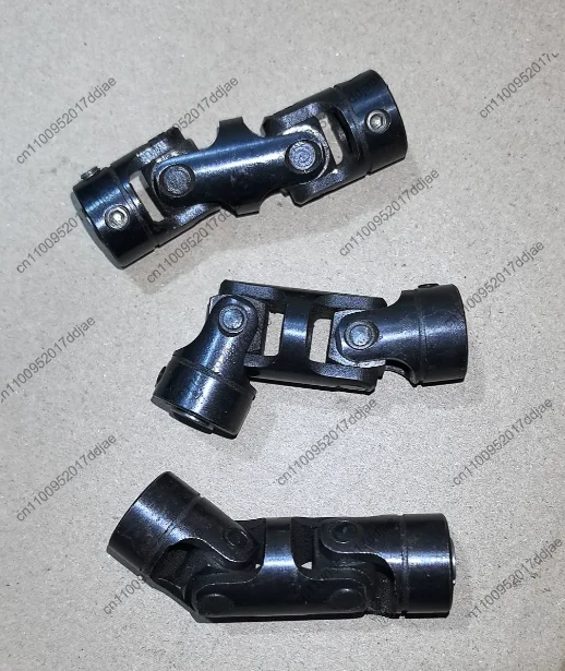 3pcs double-section precision universal joint coupling, bore 10mm to 10mm and 10mm to 6mm, length 68mm, outer diameter 20mm