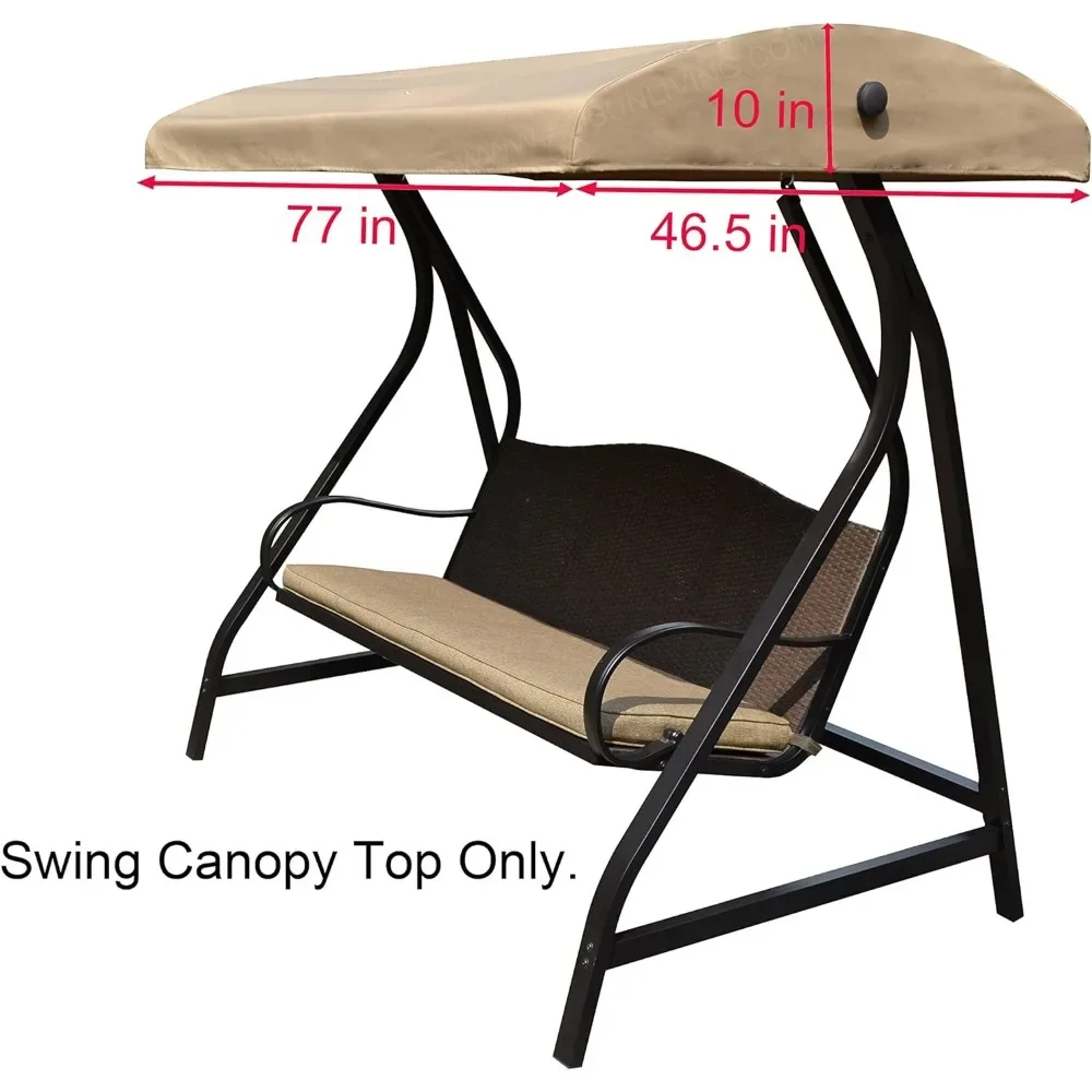 Replacement Canopy Top for GT Porch Swing Model #GCS00229C (Will Not Fit Any Other Swing)