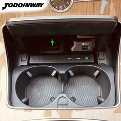 Car Wireless charger for Mercedes Benz W205 AMG C43 C63 GLC 43 C63 X253 C Class phone charging quick charge accessories