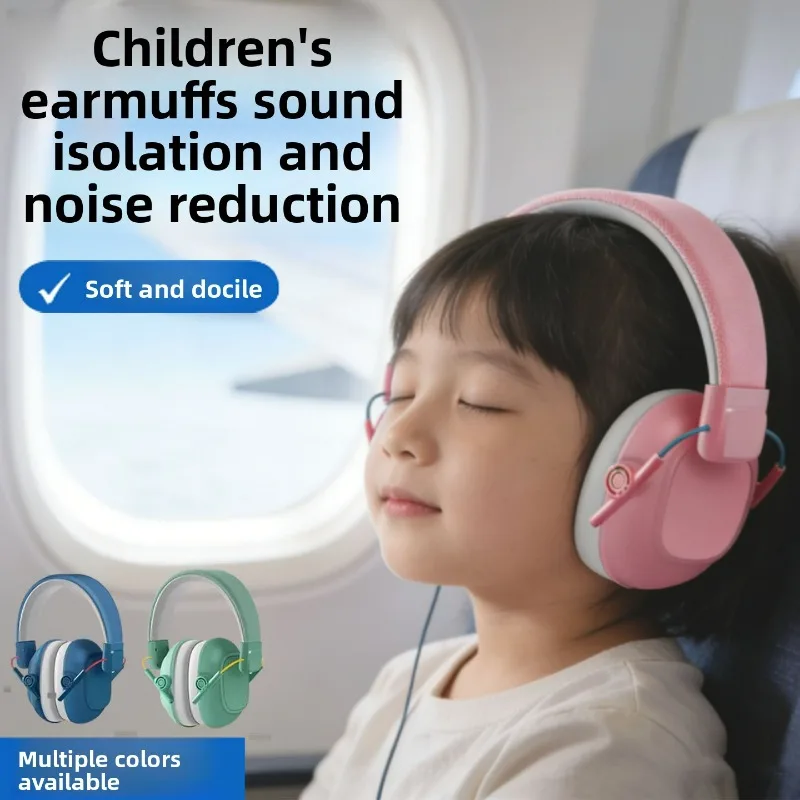 

YHKEMA Noise Cancelling Headphones for Kids, SNR 26dB Safety Noise Reduction Ear Muffs for Autism Sensory &Concentration Aid