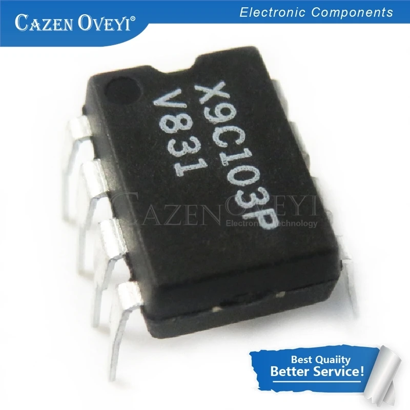 

Chipset 2pcs/lot X9C103P X9C103 DIP-8 In Stock