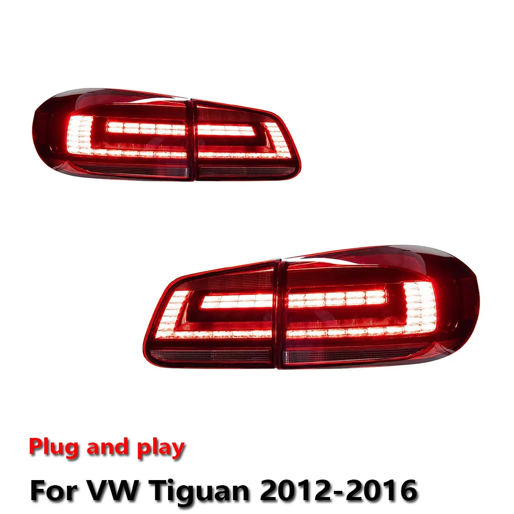 

Car LED Upgrade Tail Light Accessories For VW Tiguan 2012-2016 DRL Brake Turn Signal Lamp Plug and Play