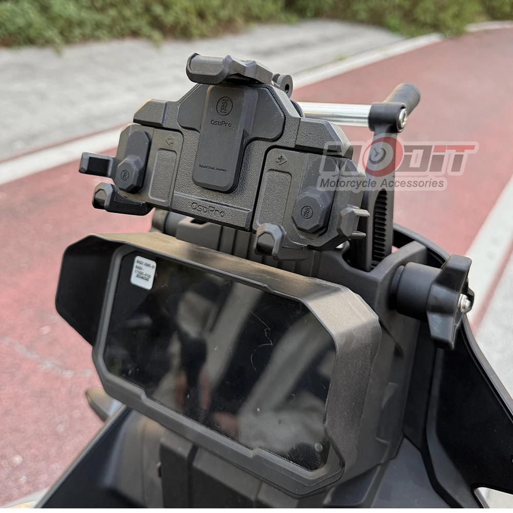 FÜR CFMOTO 450MT 450MT 2024 Neue Motorrad Zubehör GPS Telefon Halter Stehen Navigation Stehen Stoßdämpfer Telefon Stehen – Detail 12