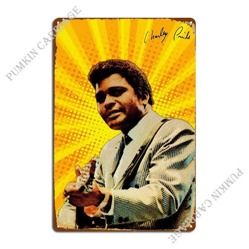 

Charley Pride Metal Signs Cinema Printing Wall Decor Wall Cave Tin Sign Poster