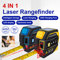 HAIZHIHUI 4in1tape measure Digital Laser Distance Meters with Electronic level Measures linear, collinear, area and volume.