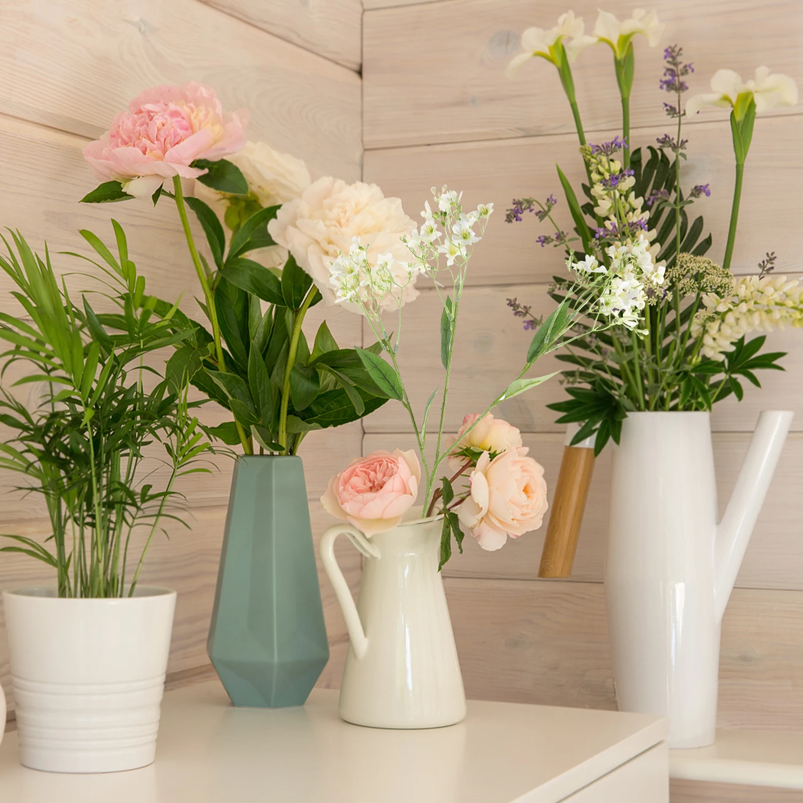 

Artificial Flowers Faux Flower Home Wedding Decor Floral Centerpiece Arrangements Outdoor Indoor Fade Resistant