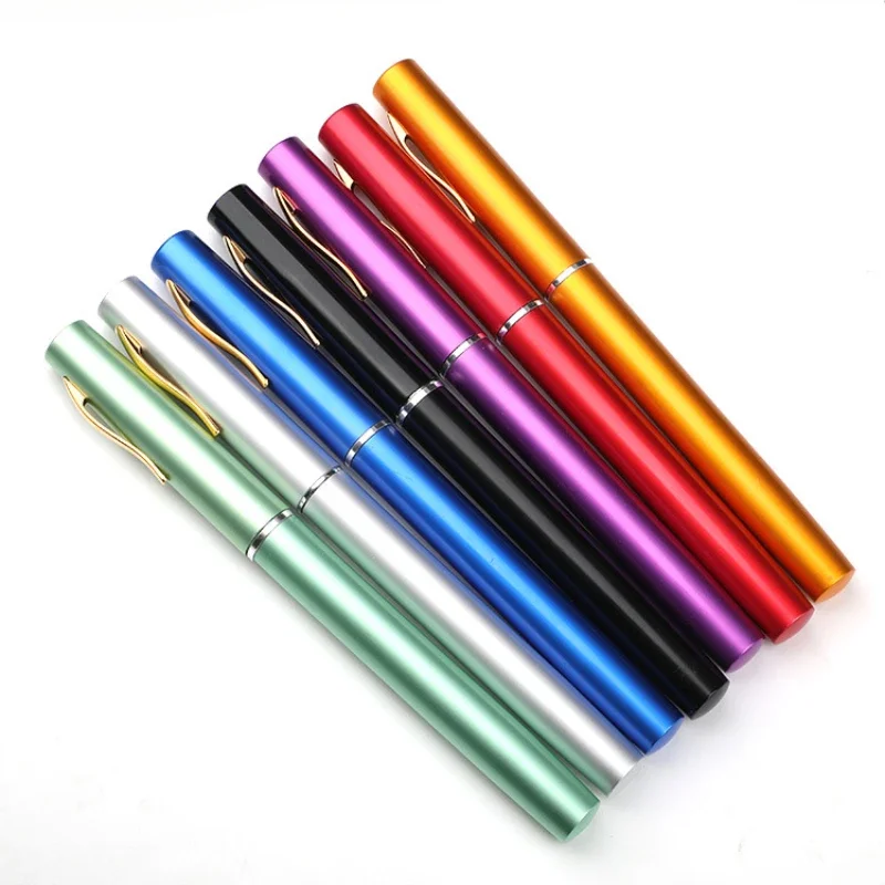 20cm Portable Pocket Telescopic Mini Fishing Pole Pen Shape Folded Fishing Rod with Reel Wheel Portable Mini Fishing Rod