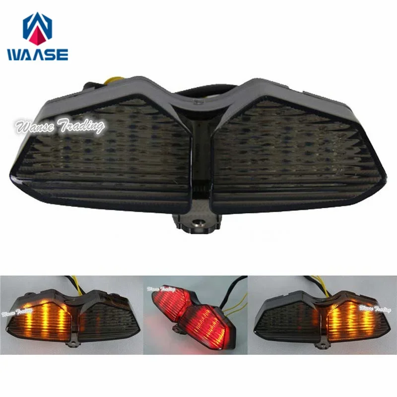 WAASE-Clignotants de Freinage LED spatirés, pour Yamaha YZF R6 2003 2004 2005