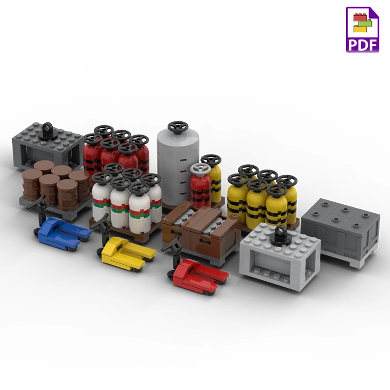 DIY Creative Scene Building Block Model Accessories