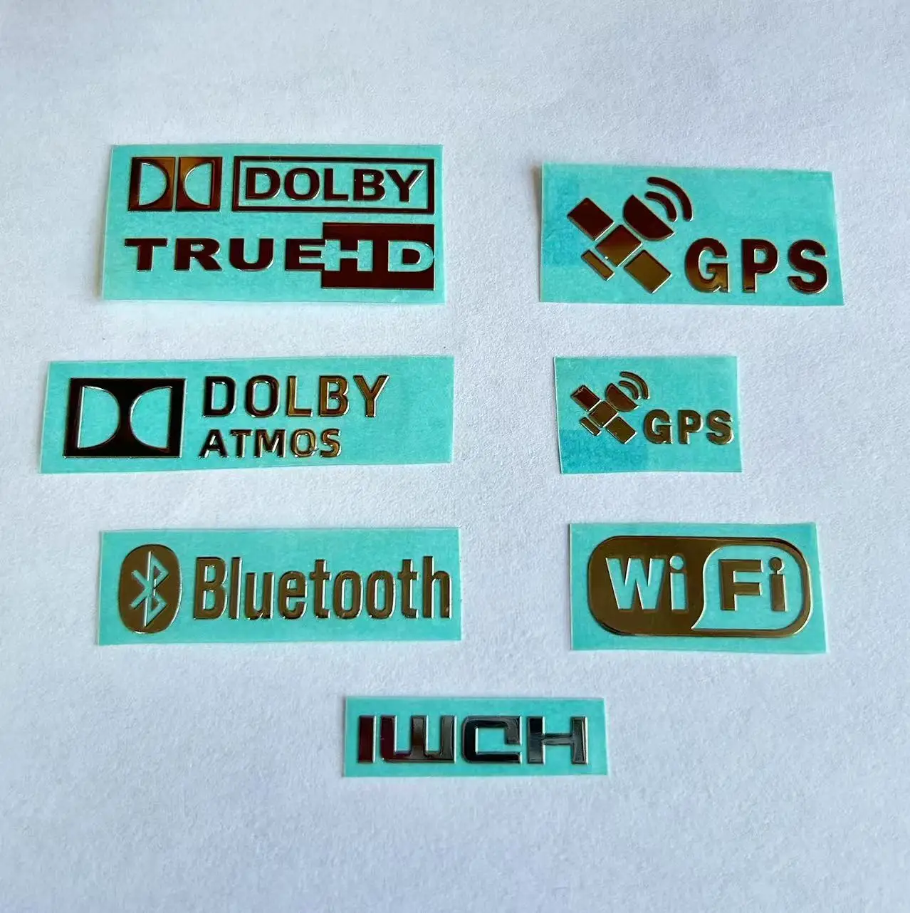 

Bluetooth WIFI TV Monitor Home Theater Mobile Laptop Shell Metal Sticker