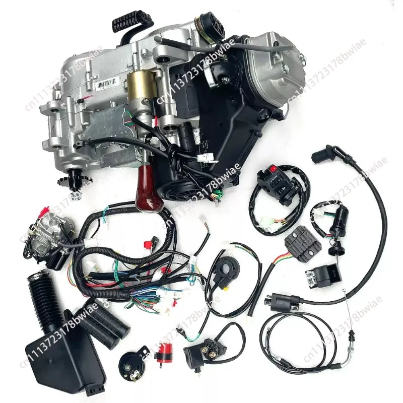 Four-Wheel ATV Steel Tube Kart Motorcycle 150-200cc Engine GY6 Continuously Variable Speed Built-in Reverse Gear