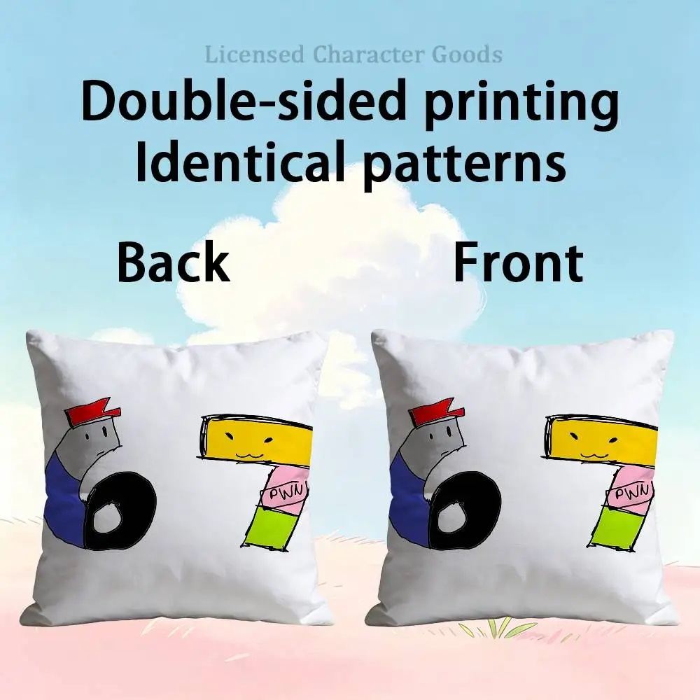 A-Andrew B-BadT-Things Ivan Andrew Square Cushion Cover Weird Aesthetic Library Book Page Print Pillow Cover