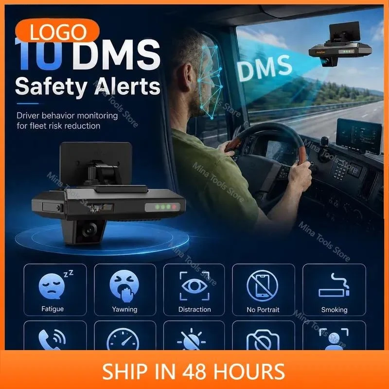 4G AI  Video Recorder with Live Remote View ADAS DMS 1080P Dual Lens Voice CMS Cloud Platform