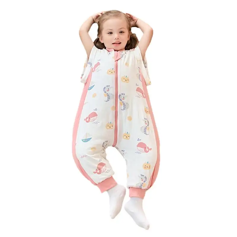 

Wearable Blanket Deep Gear Warm Pajamas Sleeping Sack Unisex Sleep Sack With Two-Way Zipper Cotton Snowsuits For Winter Autumn