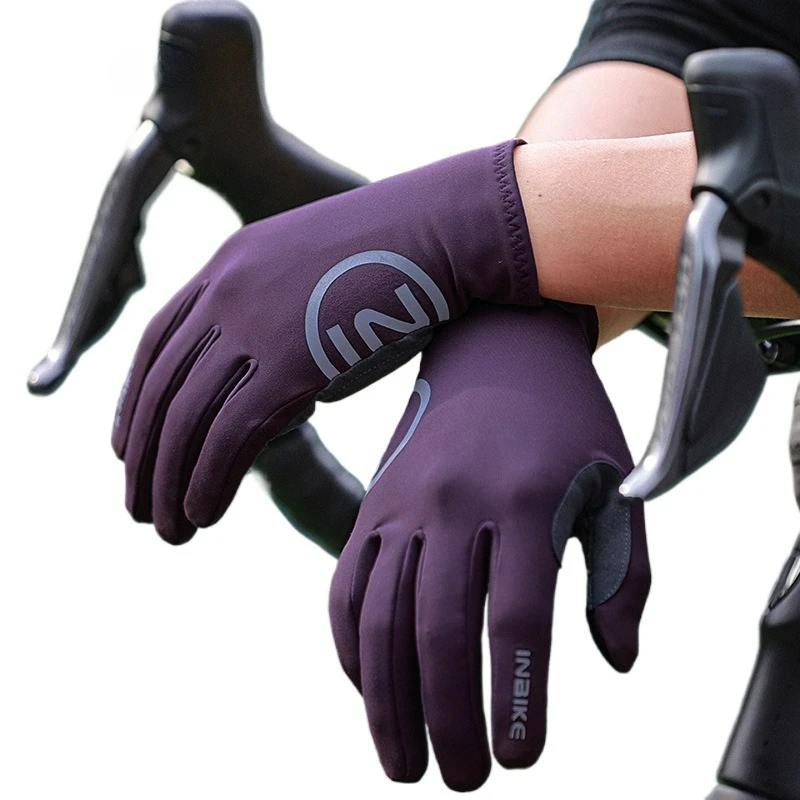 

Термоперчатки INBIKE для мужчин и женщин, совместимые с сенсорными экранами, для велоспорта и фитнеса, для осени и зимы