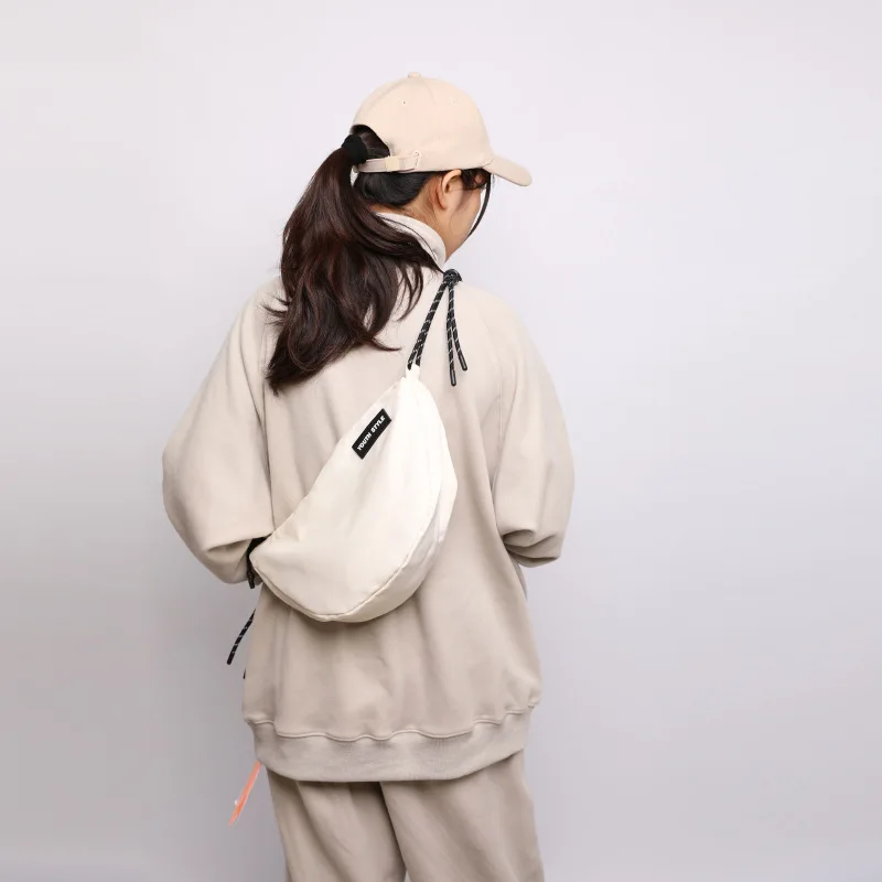 

2025 Unisex Nylon Crossbody Bag - Waterproof Sport Sling Pack, Cycling Fanny Pack, Casual Streetwear Shoulder Bag