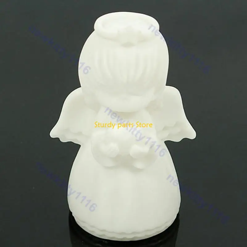 

97QC Angel 7-Color Changing LED Lamp Decor Night Light