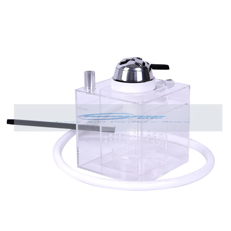

Hookah finished set acrylic shisha with light, bar KTV cigarette pot