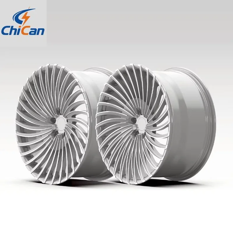 

[2026]Chican Custom Forged Shine Silver Wheel Hub Rim Multi Spoke 18 19 20 21 22 24 26 Inch 5x114.3 5x112 5x120 5x130 for benz b