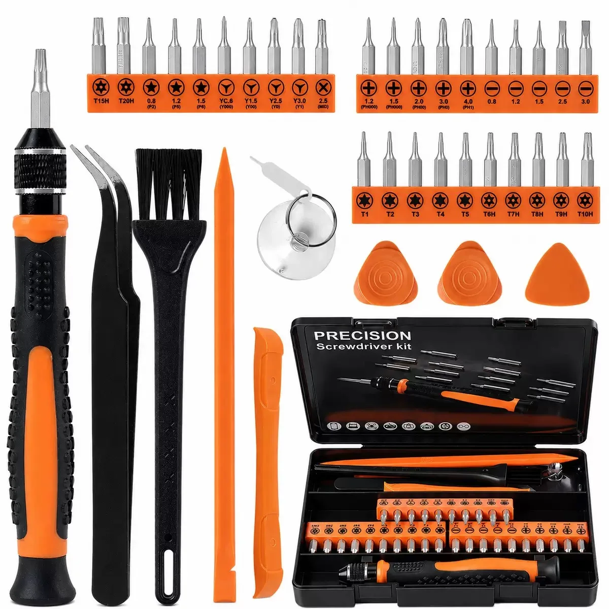 40 In 1 Precision Screwdriver Set DIY Electronic Repair Tool Kit For Phone Laptop MacBook Watch PC Maintenance