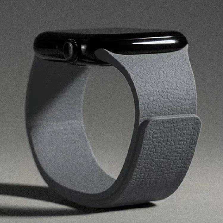 Magnetic Strap For Apple Watch Bands Ultra 2 49mm 44mm 45mm 46mm 42mm 40mm Belt Silicone Bracelet iWatch Series 10 8 7 6 5 9 SE image 4