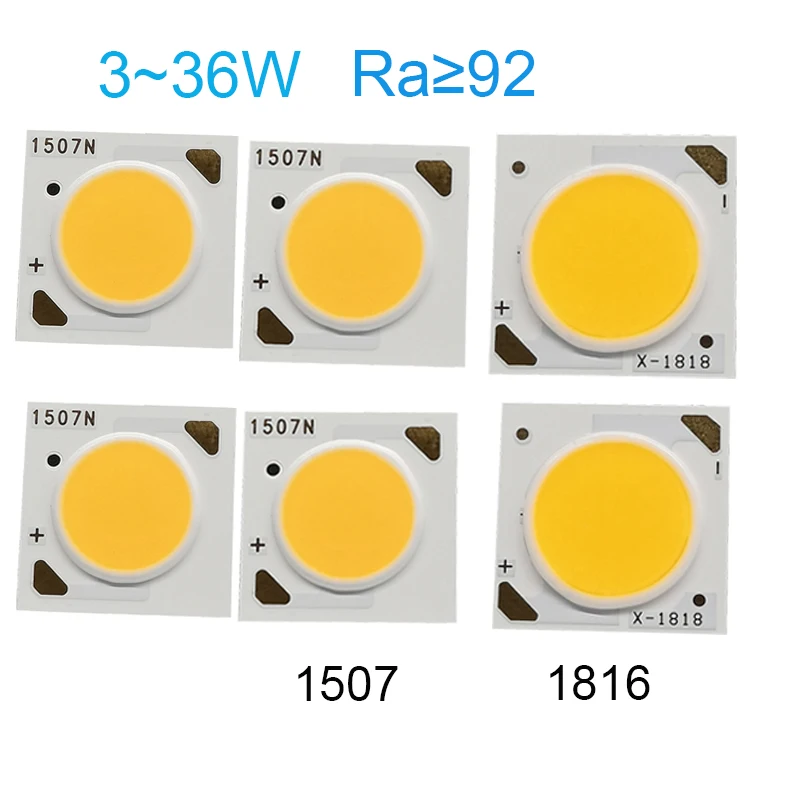 2 sztuk 3W/5W/7W/10W 4000K/2700K LED oświetlenie COB koraliki 1304 1507 1816 LED koralik świetlny LED żarówka Chip światło punktowe Downlight lampa diodowa