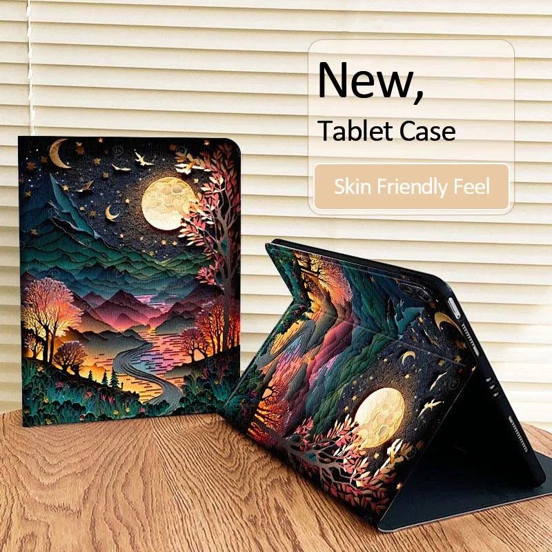 

Artistic landscape patterns Tablet Case For Huawei MatePad Pro Air 12 X Honor Pad 8 V8 9 13 GT GT2 3 12.6 13.3 Inch