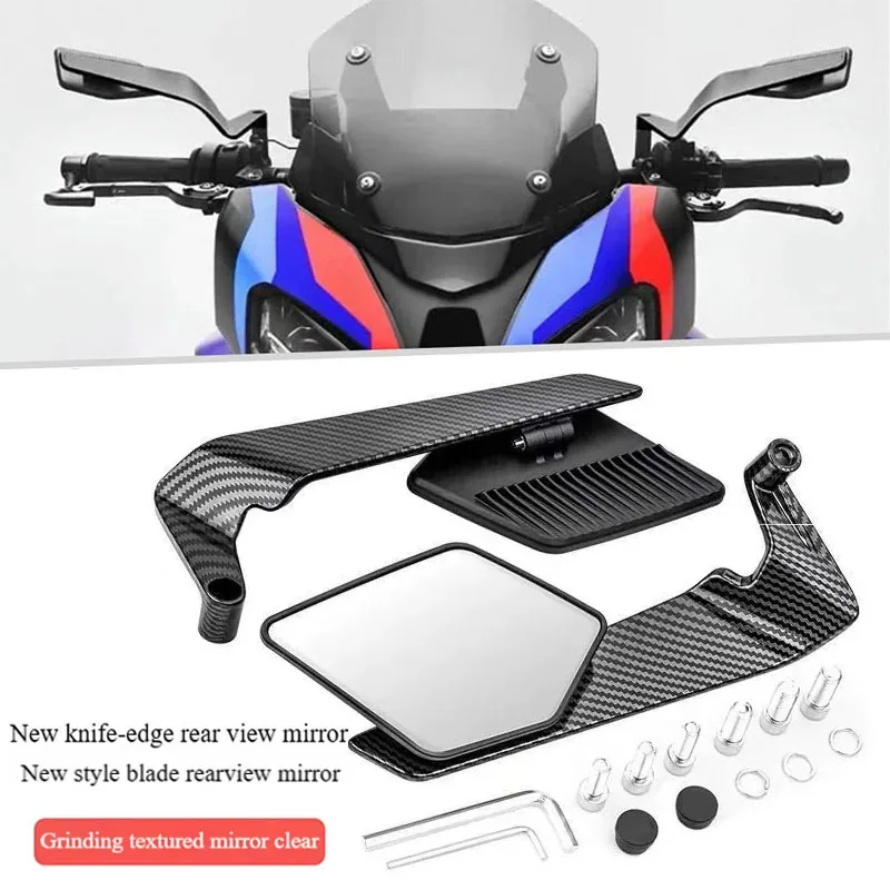 Untuk Aksesoris Sepeda Motor Honda ADV150 ADV160 ADV350 ADV 150/160/350, Spion Stealth Winglets, Spion Putar yang Dapat Disesuaikan