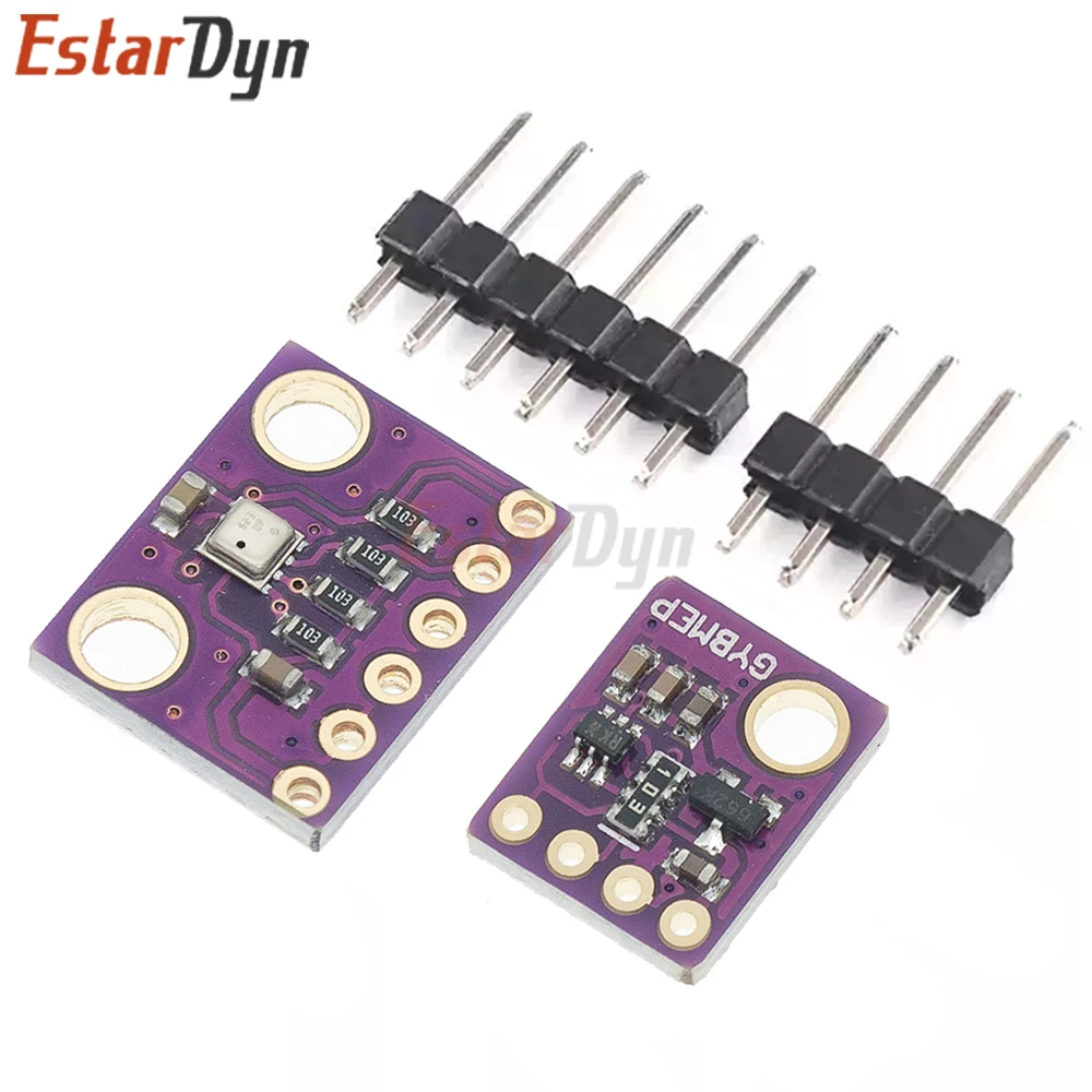 Estardyn 3en1 BME280 3.3V 5V Sensor Digital de Presión Barométrica y Altitud I2C/SPI de Alta Precisión y Módulo de Temperatura y Humedad