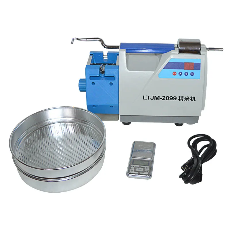 LTJM-2099 Milled Rice Machine 220V 750W Micro Computer Control Rice Test Machine Working Time 10-90S (Adjustable) 1pc